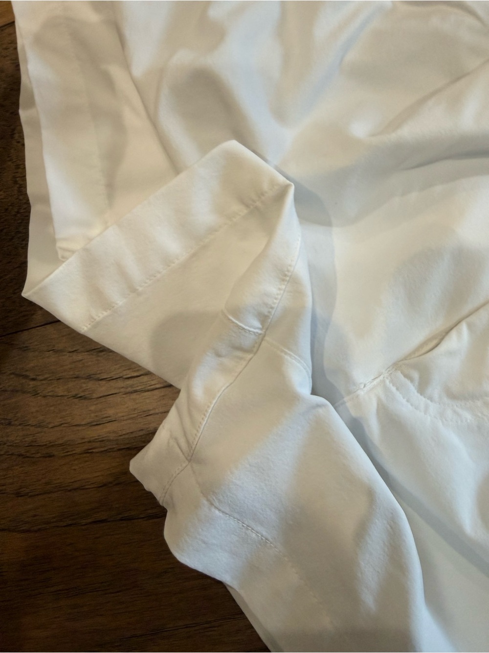 Vuori High Rise White Solar Shorts - Picture 6 of 6